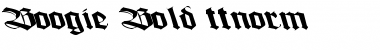 Download Boogie Bold Font Title Preview