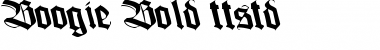Download Boogie Bold Font Title Preview