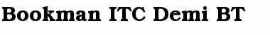 Download BookmanITC Lt BT Demi Font Title Preview