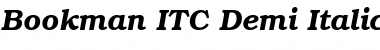 Download BookmanITC Lt BT Demi Italic Font Title Preview