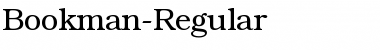 Download Bookman Regular Font Title Preview