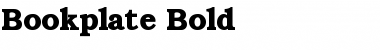 Download Bookplate Bold Font Title Preview