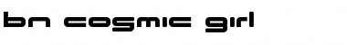 Download BN Cosmic Girl Regular Font Title Preview