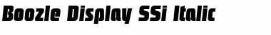 Download Boozle Display SSi Italic Font Title Preview