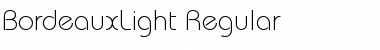 Download BordeauxLight normal Font Title Preview