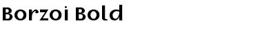 Download Borzoi Bold Font Title Preview