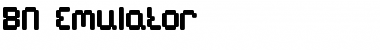 Download BN Emulator Regular Font Title Preview