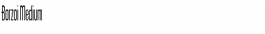 Download Borzoi Regular Font Title Preview