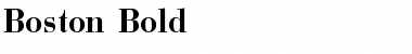 Download Boston Bold Font Title Preview
