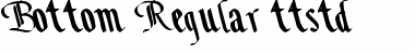 Download Bottom Regular Font Title Preview