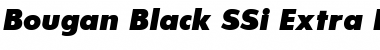 Download Bougan Black SSi Extra Bold Italic Font Title Preview