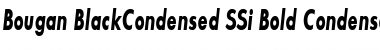 Download Bougan BlackCondensed SSi Bold Condensed Italic Font Title Preview
