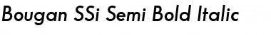 Download Bougan SSi Semi Bold Italic Font Title Preview