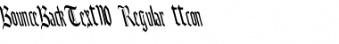 Download BounceBackText110 Regular Font Title Preview