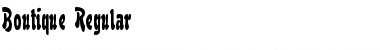 Download Boutique Regular Font Title Preview