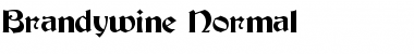 Download Brandywine Normal Font Title Preview