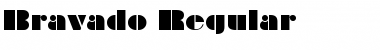 Download Bravado Regular Font Title Preview
