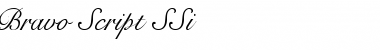 Download Bravo Script SSi Regular Font Title Preview