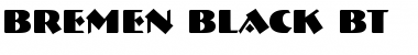 Download Bremen Blk BT Black Font Title Preview