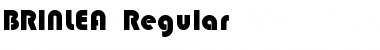 Download BRINLEA Regular Font Title Preview