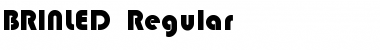 Download BRINLED Regular Font Title Preview