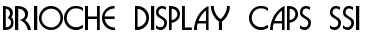 Download Brioche Display Caps SSi Regular Font Title Preview