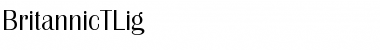 Download BritannicTLig Regular Font Title Preview