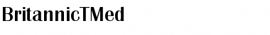 Download BritannicTMed Regular Font Title Preview