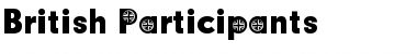 Download British Participants Regular Font Title Preview