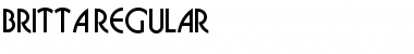 Download BRITTA Regular Font Title Preview