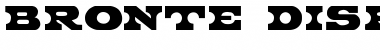 Download Bronte Display Caps SSi Regular Font Title Preview