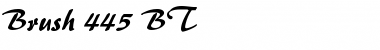 Download Brush455 BT Regular Font Title Preview