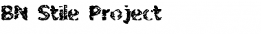Download BN Stile Project Regular Font Title Preview