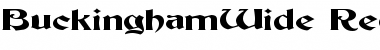Download BuckinghamWide Regular Font Title Preview