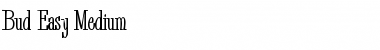 Download Bud Easy Medium Font Title Preview