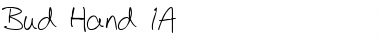 Download BudHand d 1A Font Title Preview