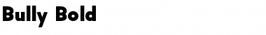 Download Bully Bold Font Title Preview