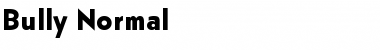 Download Bully Normal Font Title Preview