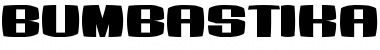 Download Bumbastika Regular Font Title Preview