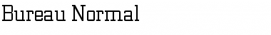Download Bureau Regular Font Title Preview