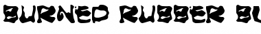 Download Burned Rubber Black Font Title Preview