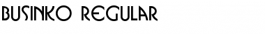Download Businko normal Font Title Preview