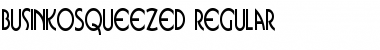 Download BusinkoSqueezed Regular Font Title Preview