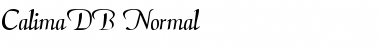 Download CalimaDB Normal Font