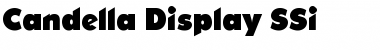 Download Candella Display SSi Regular Font Title Preview