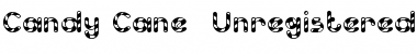 Download Candy Cane (Unregistered) Regular Font Title Preview