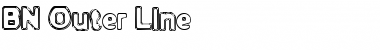 Download BN-Outer Line Regular Font Title Preview