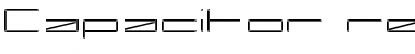 Download Capacitor regular Font Title Preview