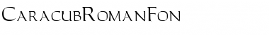 Download CaracubRomanFon Regular Font Title Preview