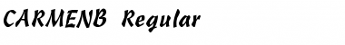 Download CARMENB Regular Font Title Preview